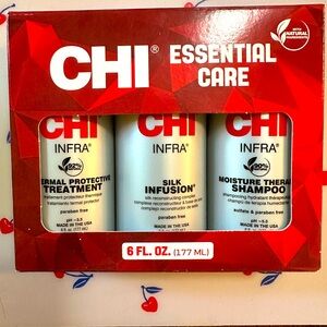 Infra Hair Treatment & Mask Set - Red and White